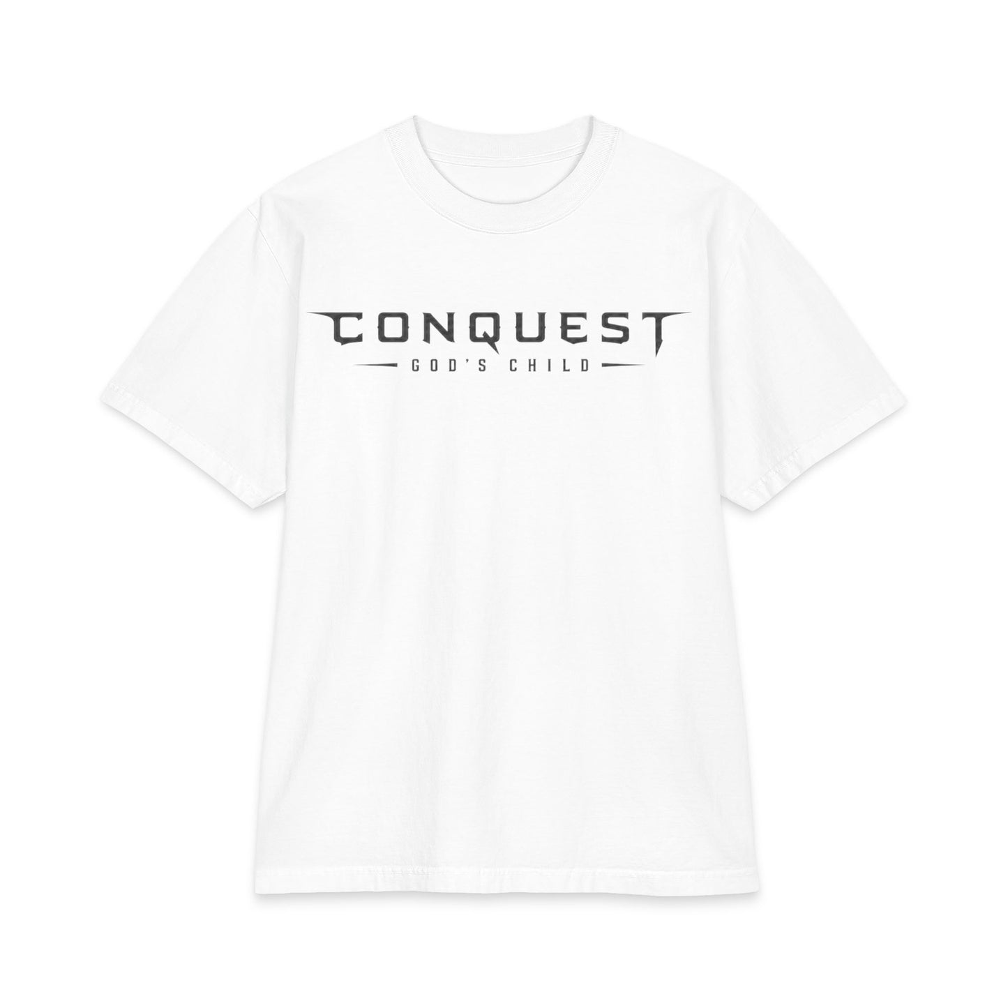 Conquest "God's Child" Graphic Tee — Minimal Faith T-Shirt