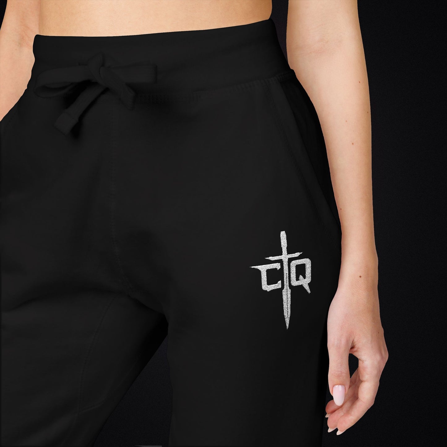 Embroidered Conquest Pants — Fleece Pants for Everyday Wear and Gym