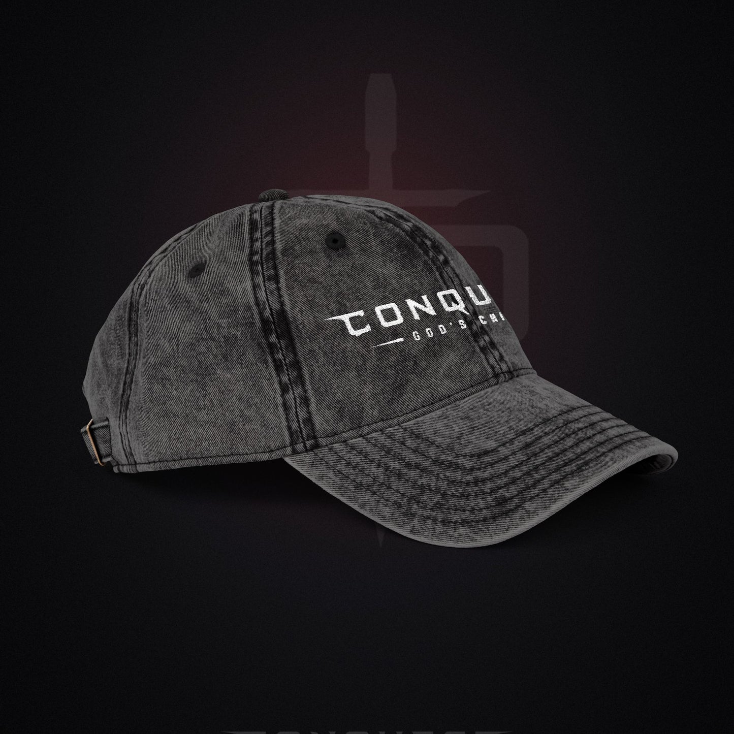 Conquest | Vintage Embroidered Cap