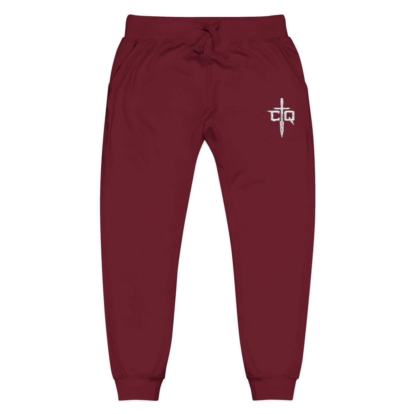 Embroidered Conquest Pants — Fleece Pants for Everyday Wear and Gym
