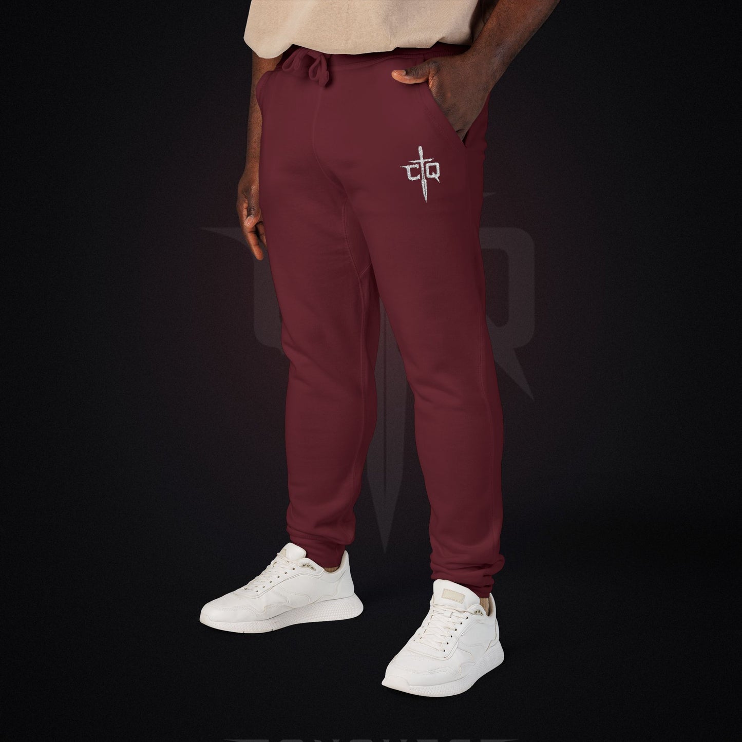 Embroidered Conquest Pants — Fleece Pants for Everyday Wear and Gym