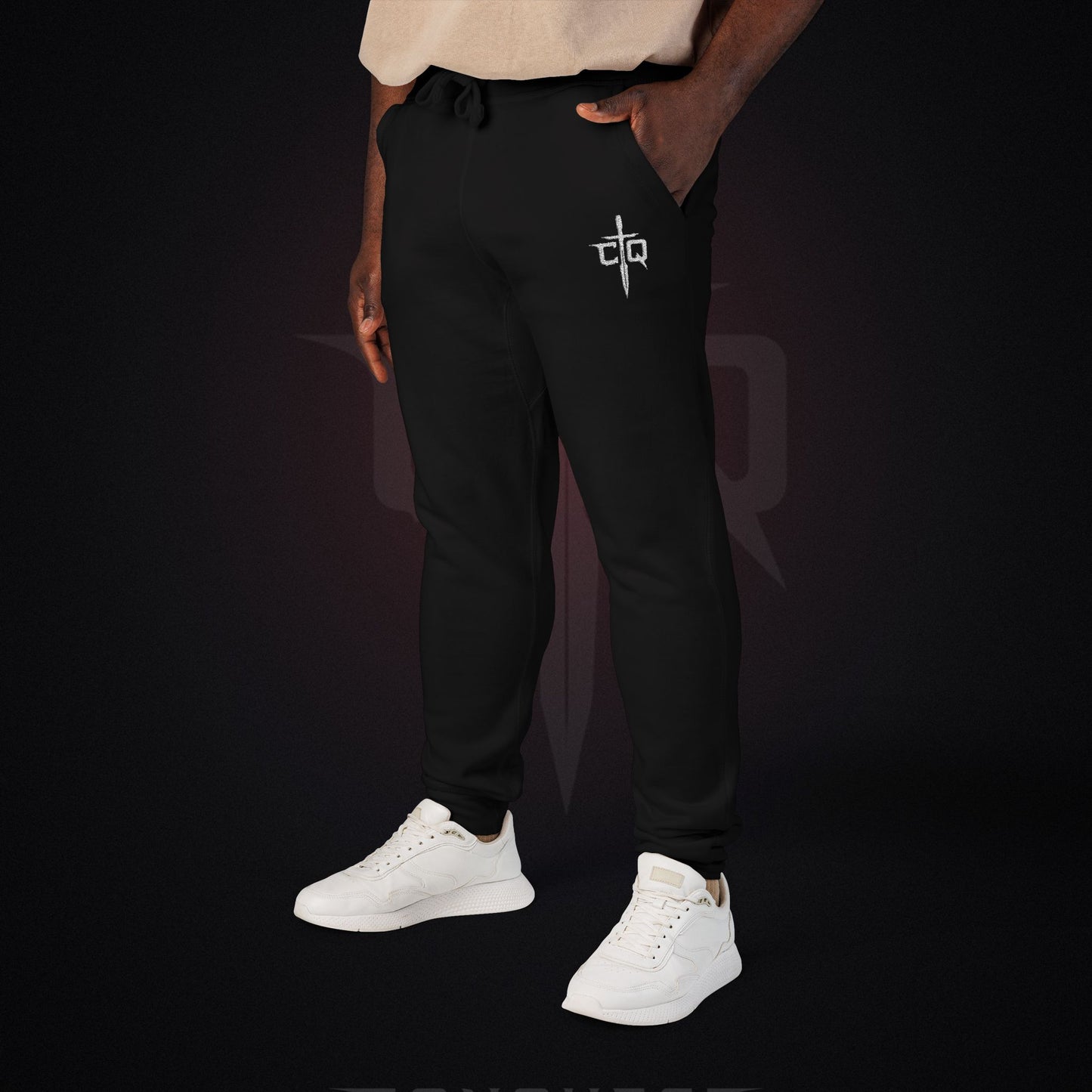 Embroidered Conquest Pants — Fleece Pants for Everyday Wear and Gym