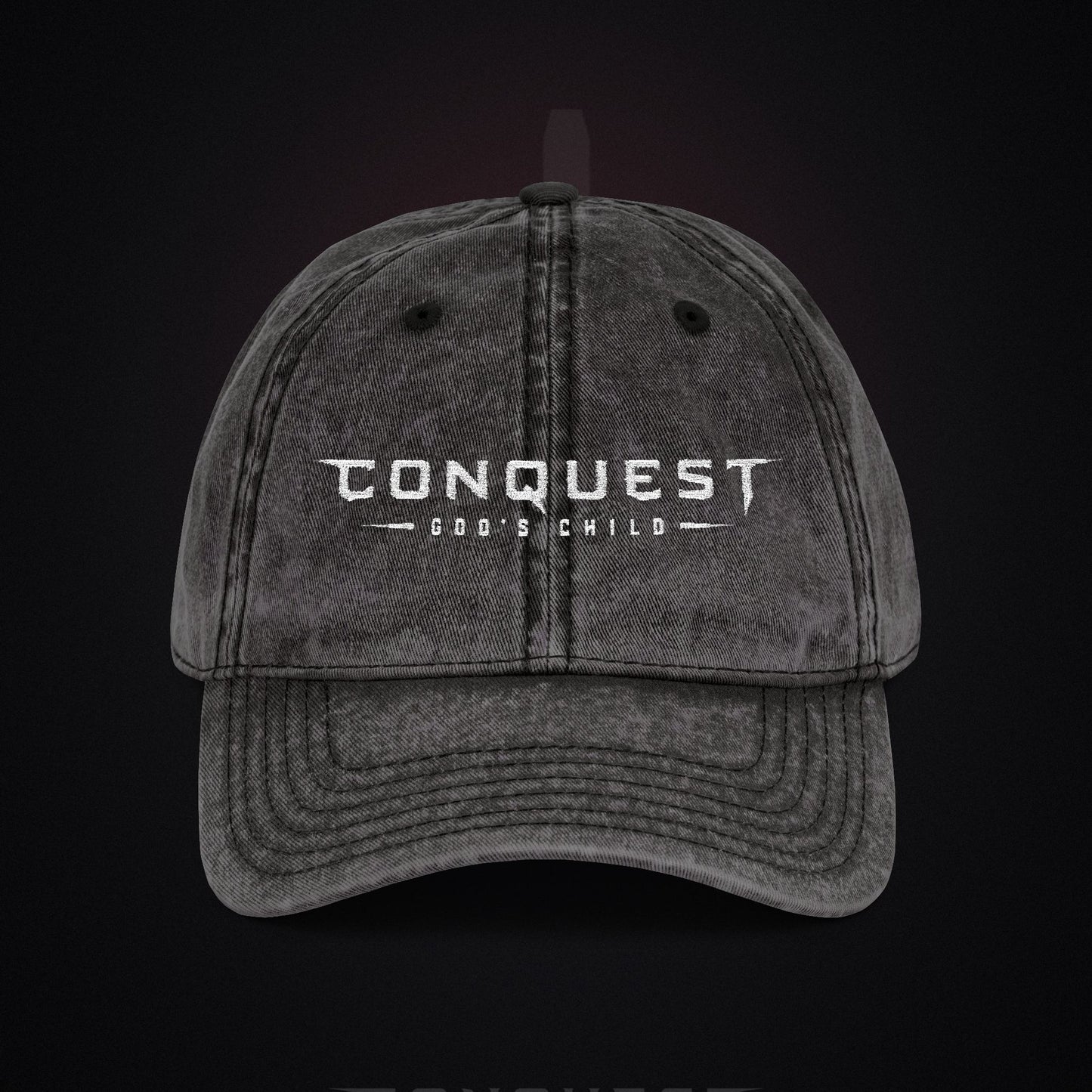 Conquest | Vintage Embroidered Cap